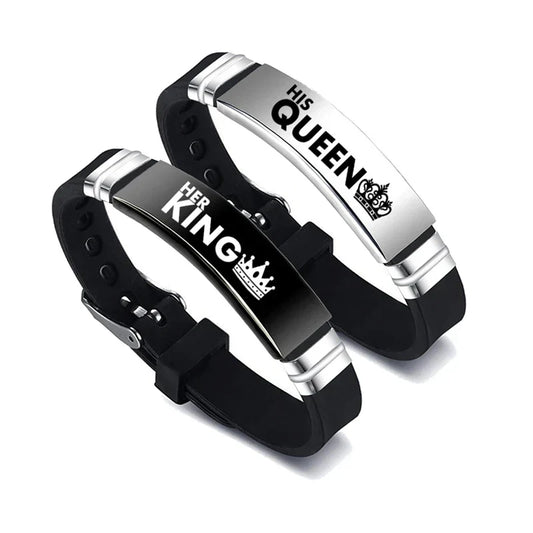 His Queen & Her King Couple Bracelets